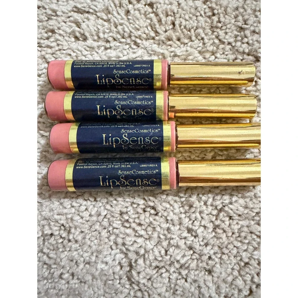 Lot of 4 SeneGence LipSense Liquid Lip Color Apple Cider 0.25oz New Sealed